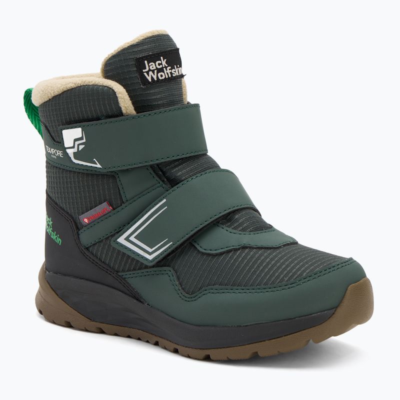 Черевики дитячі Jack Wolfskin Polar Bear-B Texapore Mid Vc mystic green