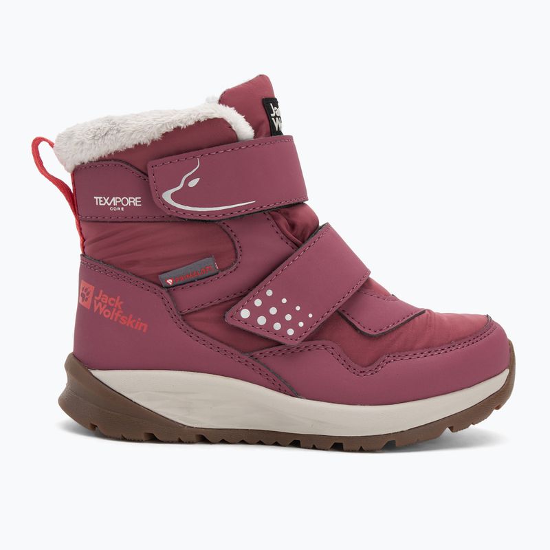 Черевики дитячі Jack Wolfskin Polar Bear-B Texapore Mid Vc raisin 2