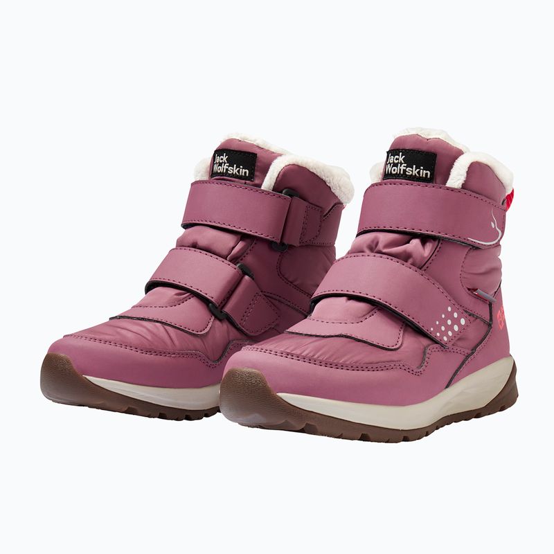 Черевики дитячі Jack Wolfskin Polar Bear-B Texapore Mid Vc raisin 3