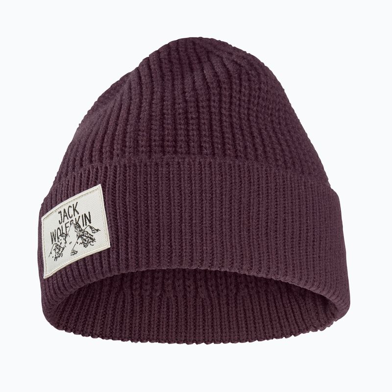 Зимова шапка Jack Wolfskin Badge amaranth