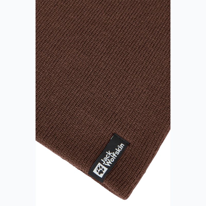 Зимова шапка Jack Wolfskin Rib hot choc 3