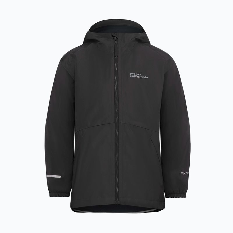 Дитяча куртка 3в1 Jack Wolfskin Iceland 3IN1 чорна