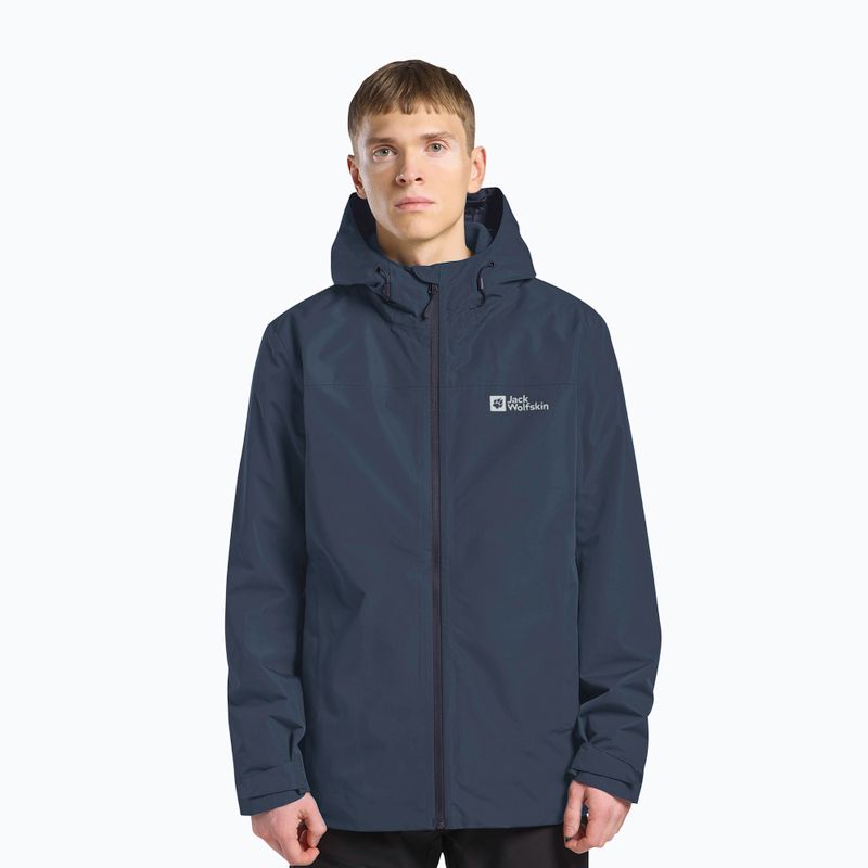 Чоловіча куртка 3в1 Jack Wolfskin Taubenberg 3In1 midnight sky