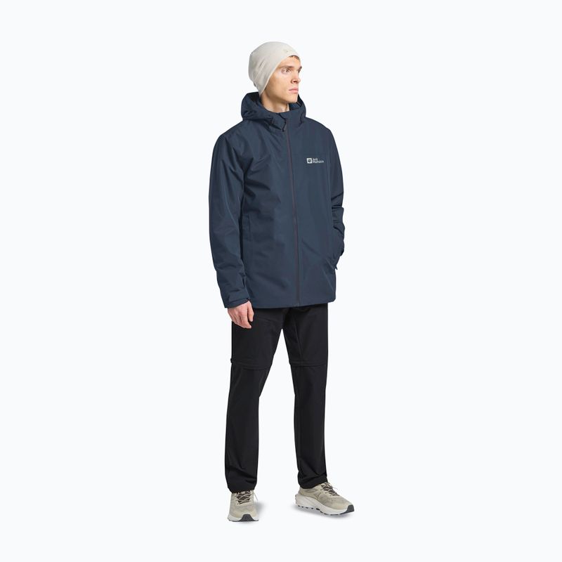 Чоловіча куртка 3в1 Jack Wolfskin Taubenberg 3In1 midnight sky 2