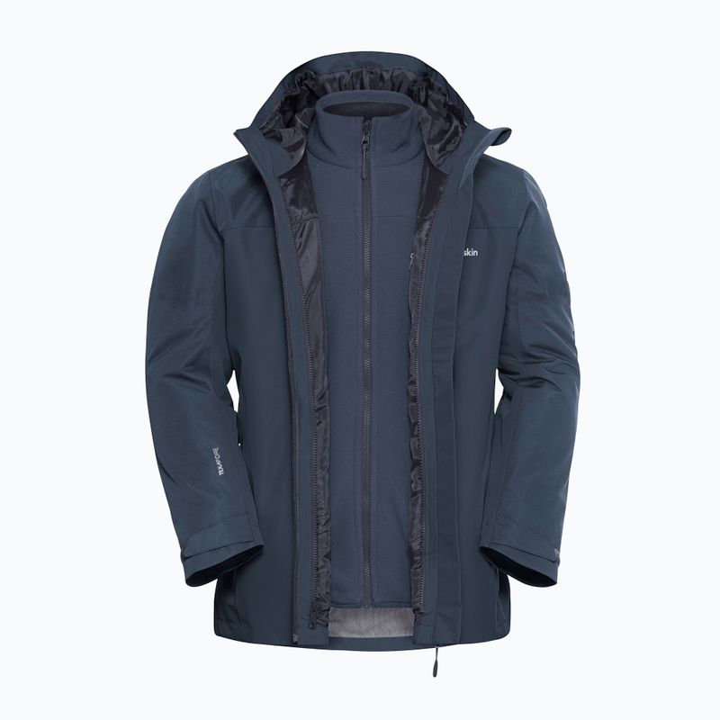 Чоловіча куртка 3в1 Jack Wolfskin Taubenberg 3In1 midnight sky 12