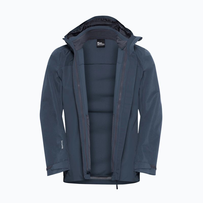 Чоловіча куртка 3в1 Jack Wolfskin Taubenberg 3In1 midnight sky 13