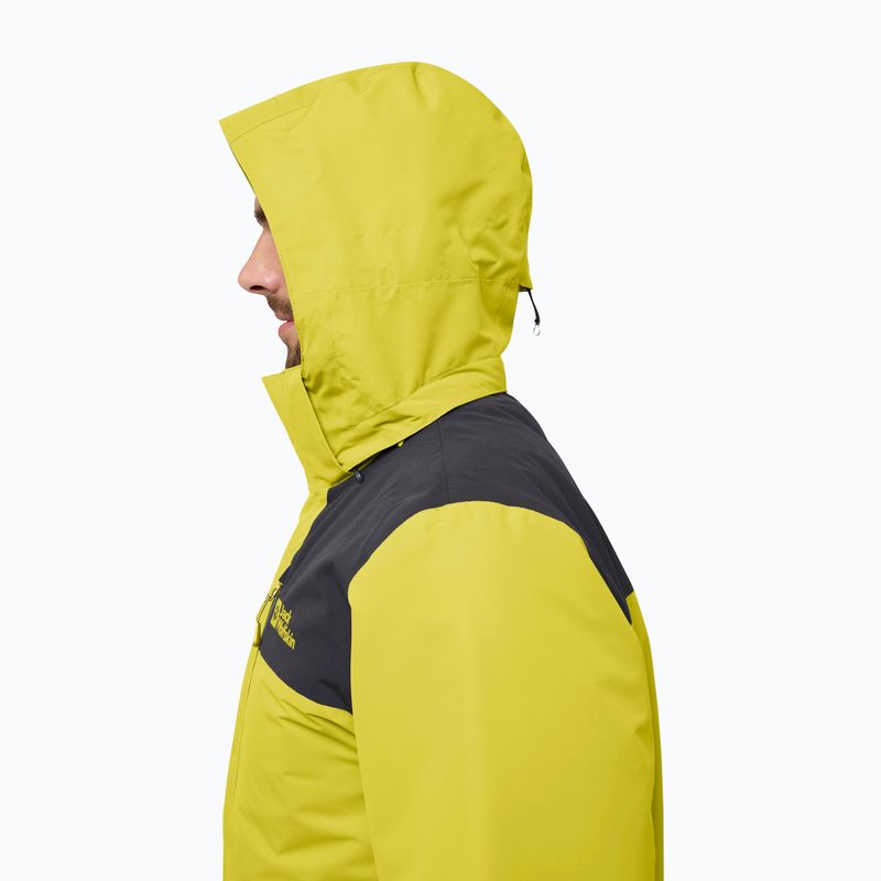 Куртка 3в1 чоловіча Jack Wolfskin Jasper 3In1 chartreuse 7