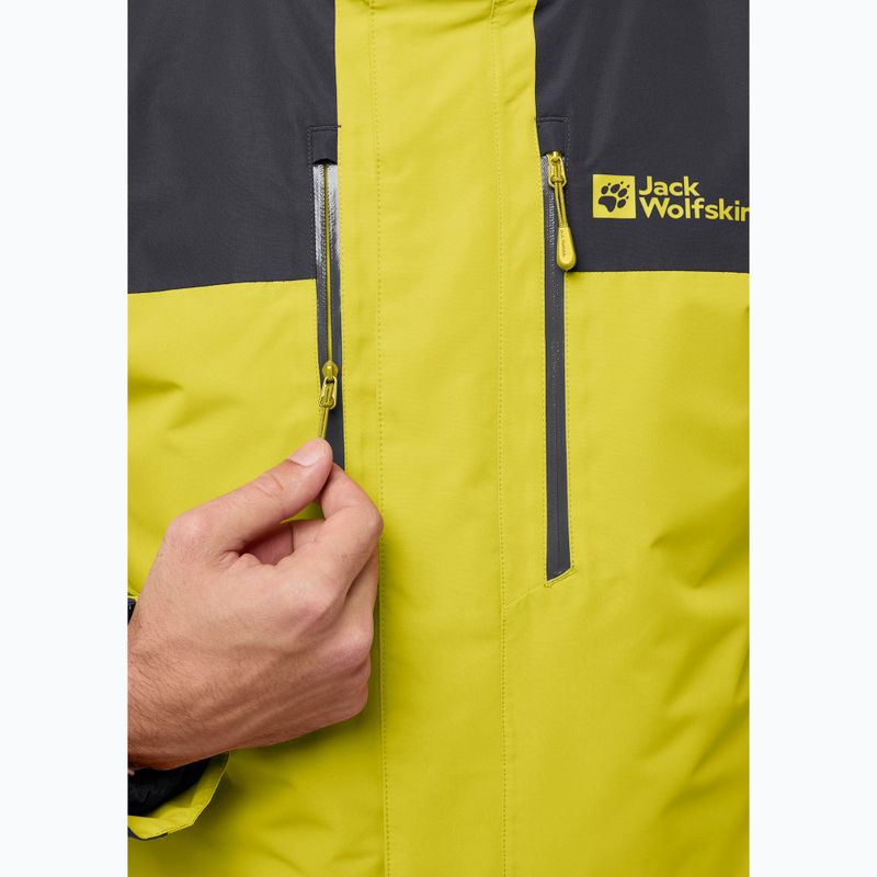 Куртка 3в1 чоловіча Jack Wolfskin Jasper 3In1 chartreuse 14