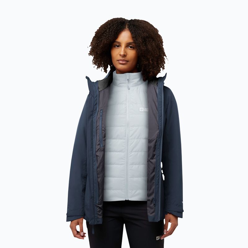 Куртка 3в1 жіноча Jack Wolfskin Hunberg 3In1 midnight sky 3