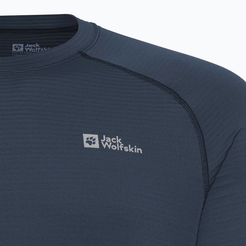 Лонгслів термічний чоловічий Jack Wolfskin Infinite Warm midnight sky 5
