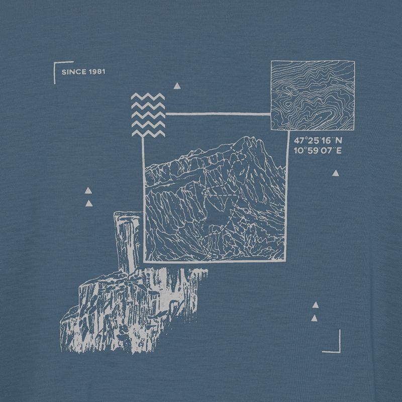 Чоловіча футболка Jack Wolfskin Vonnan Graphic peak trail midnight sky 8