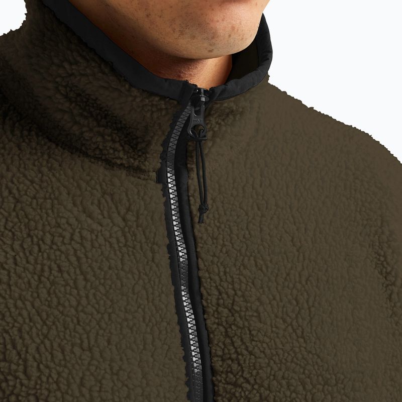 Кофта флісова чоловіча Jack Wolfskin Stone Lite obsidian moss 4