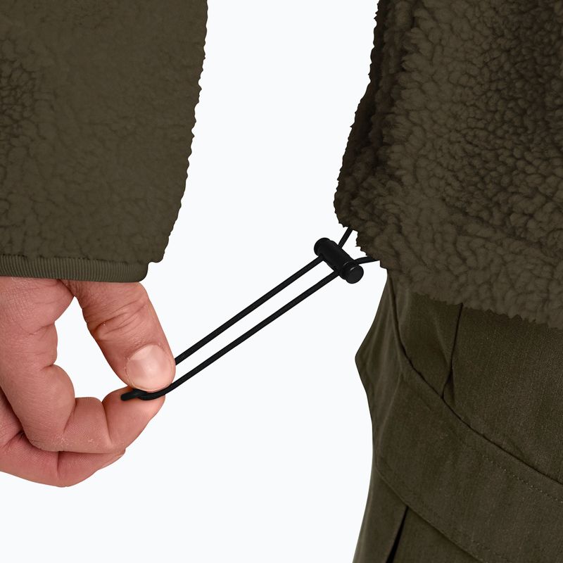 Кофта флісова чоловіча Jack Wolfskin Stone Lite obsidian moss 6