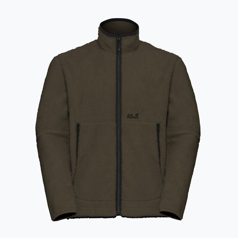 Кофта флісова чоловіча Jack Wolfskin Stone Lite obsidian moss 7