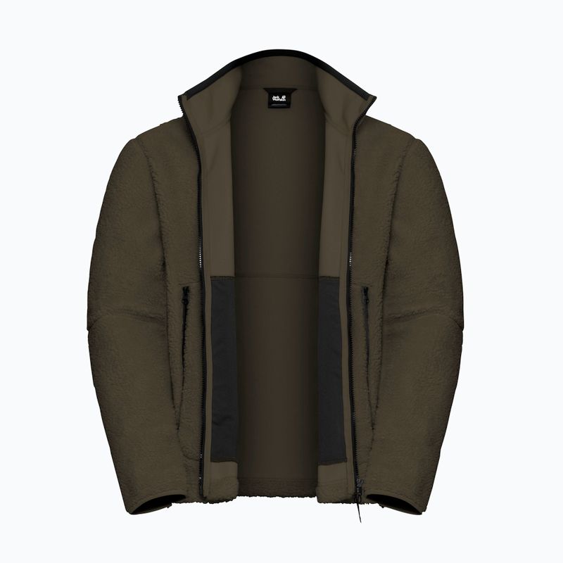 Кофта флісова чоловіча Jack Wolfskin Stone Lite obsidian moss 9