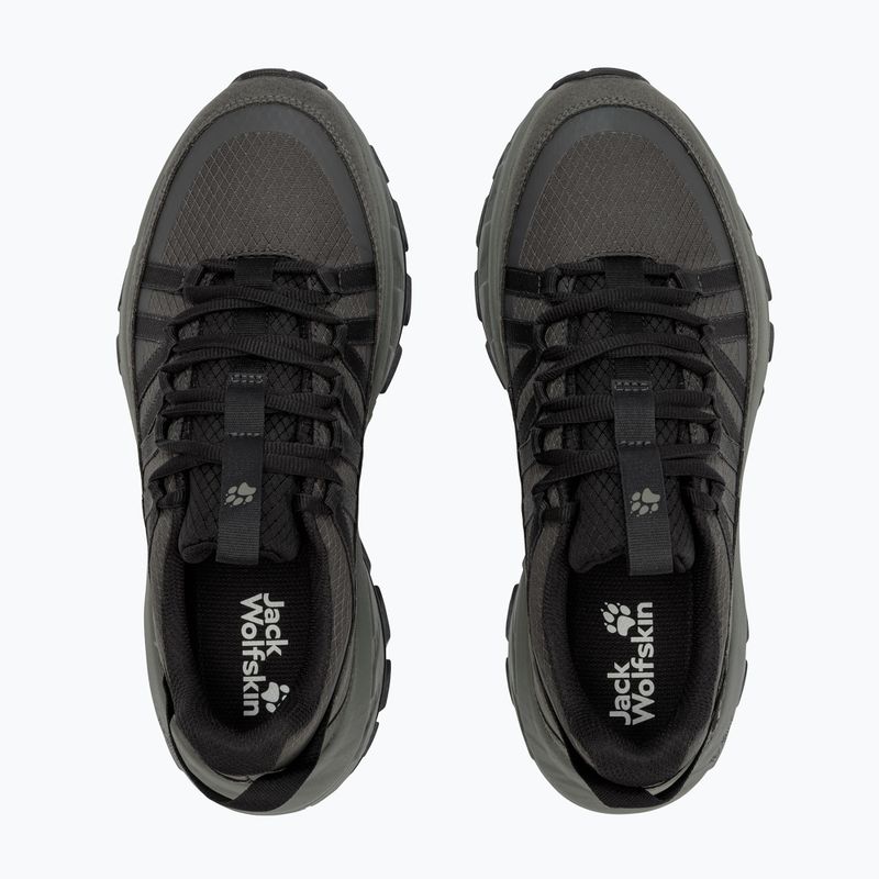 Кросівки туристичні жіночі Jack Wolfskin Wild Hike Texapore Low black/phgantom 3