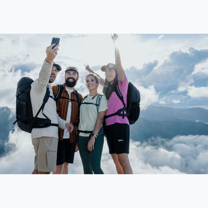 Футболка трекінгова жіноча Jack Wolfskin Vonnan foxglove 10