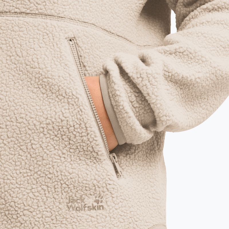 Кофта флісова жіноча Jack Wolfskin Lite Curl Full Zip oyster 6