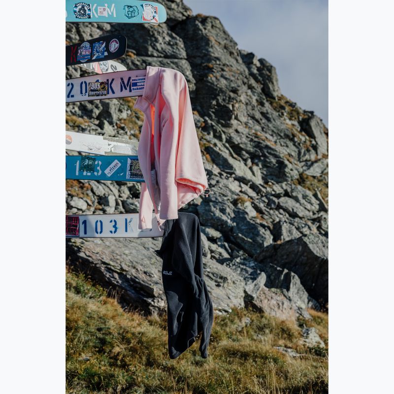 Кофта флісова чоловіча Jack Wolfskin Taunus 100 Half Zip black 12