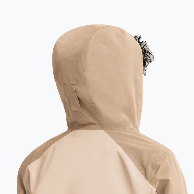 Куртка дощовик жіноча Jack Wolfskin Wildbound 2L oyster 5