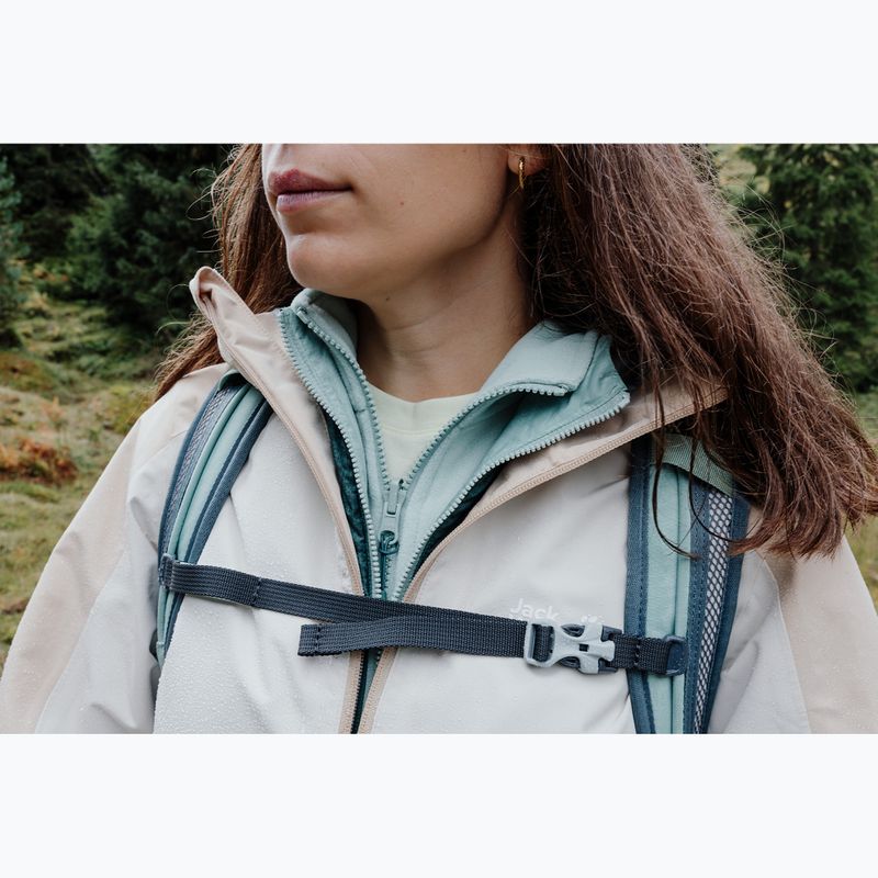 Куртка дощовик жіноча Jack Wolfskin Wildbound 2L oyster 12