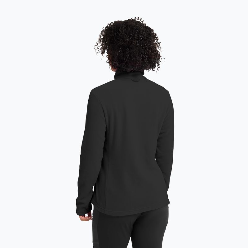 Кофта флісова жіноча Jack Wolfskin Taunus 100 Full Zip black 3