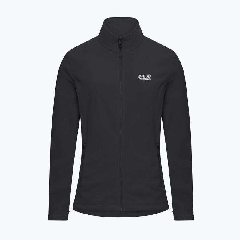 Кофта флісова жіноча Jack Wolfskin Taunus 100 Full Zip black 7