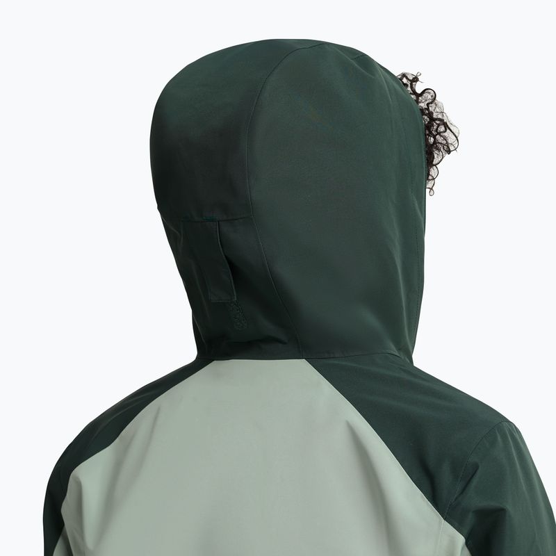 Куртка дощовик жіноча Jack Wolfskin Wildbound 2L green zinnia 5