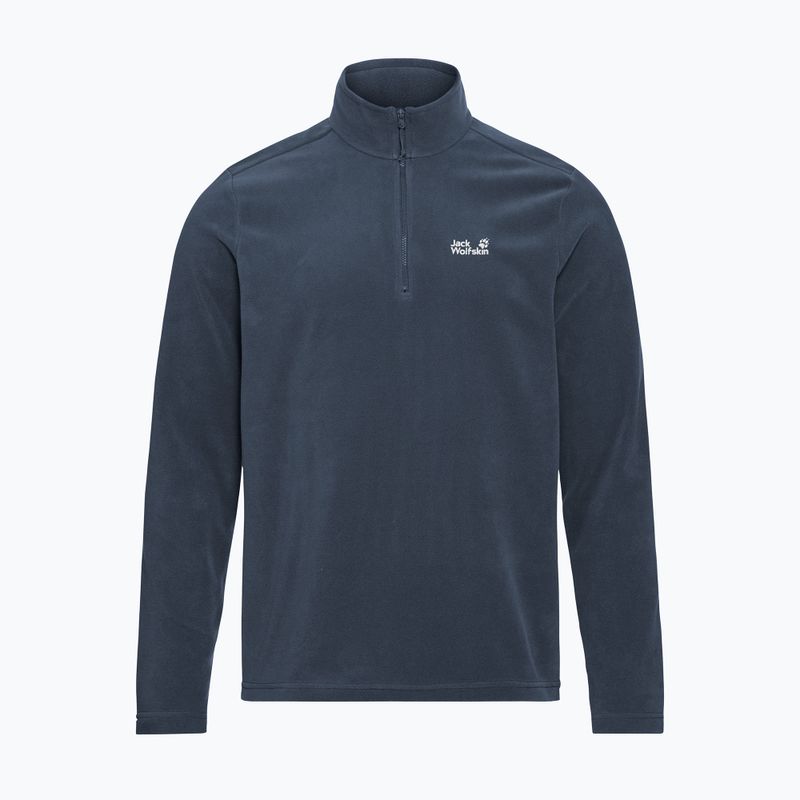 Кофта флісова чоловіча Jack Wolfskin Taunus 100 Half Zip midnight sky 5