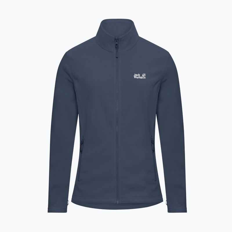 Кофта флісова жіноча Jack Wolfskin Taunus 100 Full Zip midnight sky 7