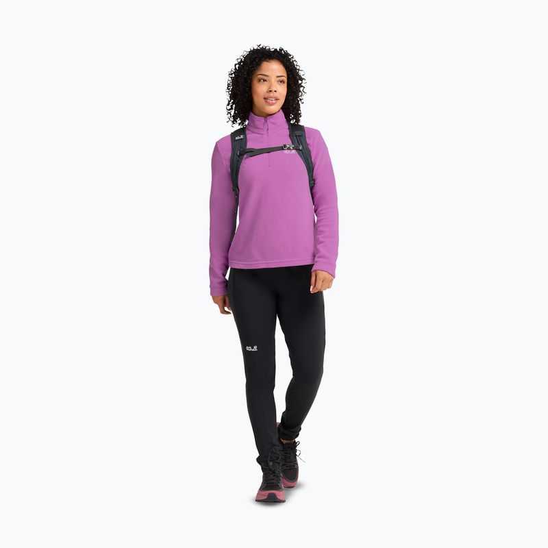Кофта флісова жіноча Jack Wolfskin Taunus 100 Half Zip foxglove 2