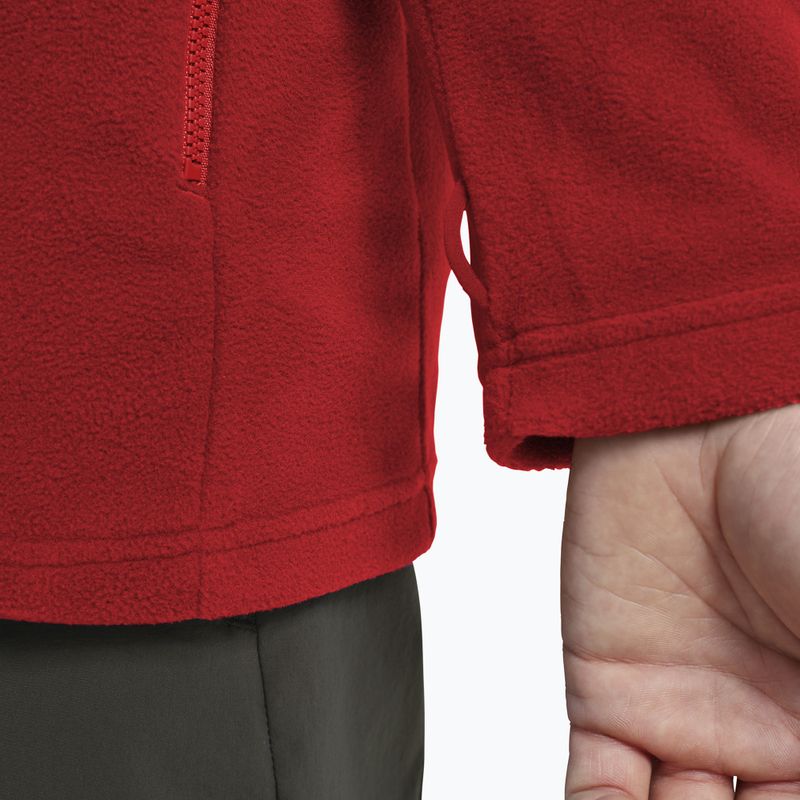 Кофта флісова чоловіча Jack Wolfskin Taunus 100 Full Zip siren red 6