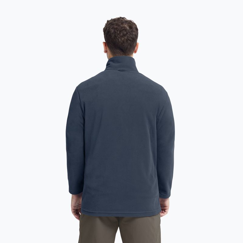 Кофта флісова чоловіча Jack Wolfskin Taunus 100 Full Zip midnight sky 3