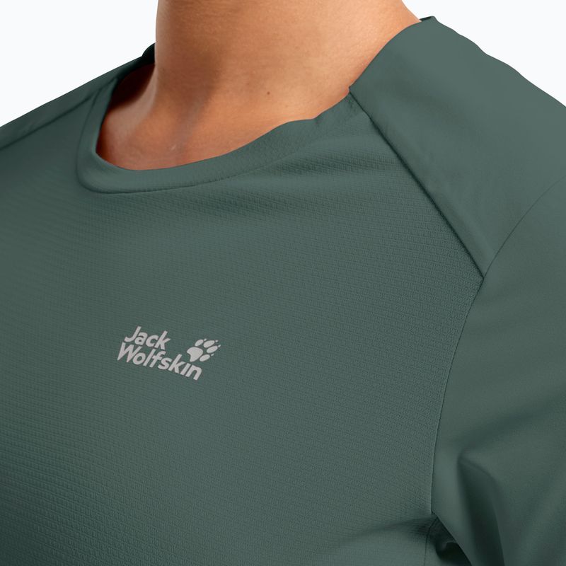 Футболка трекінгова жіноча Jack Wolfskin Prelight Suncool Duro sago palm 4