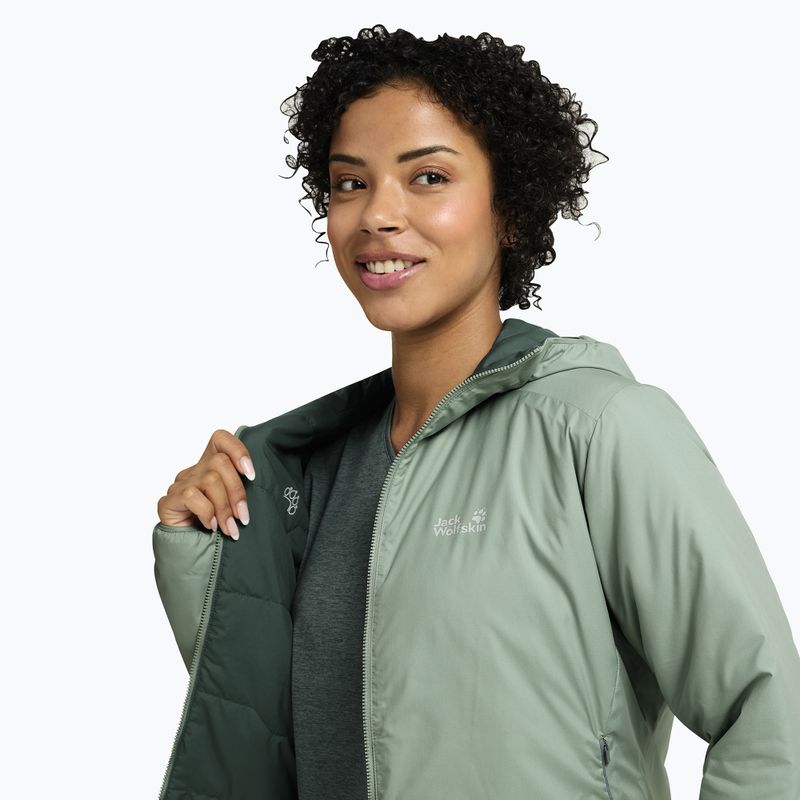 Куртка утеплена жіноча Jack Wolfskin Trail Light Ins 2IN1 green zinnia 4