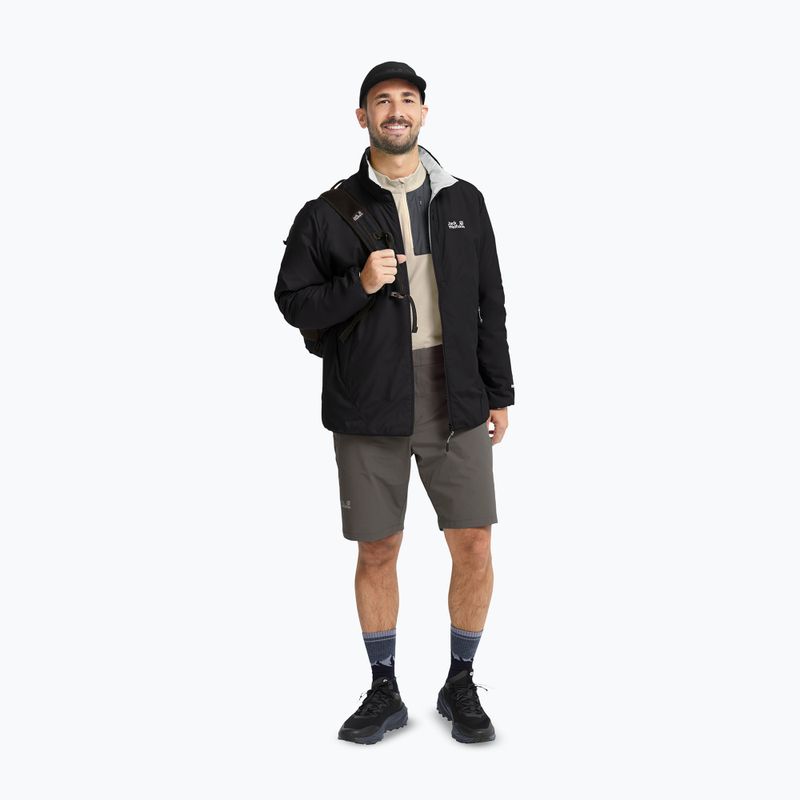 Куртка утеплена чоловіча Jack Wolfskin Trail Light Ins 2IN1 black 2
