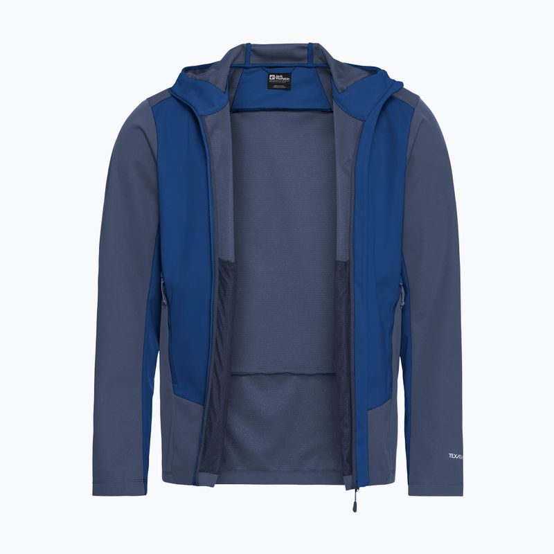 Куртка софтшелл чоловіча Jack Wolfskin Skyvail blue orchid 8