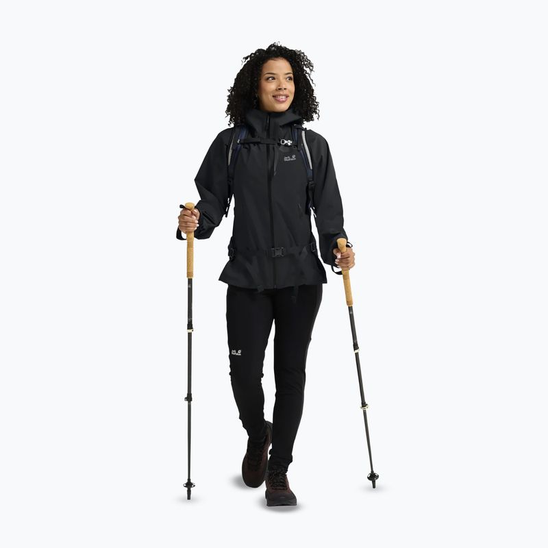 Куртка дощовик жіноча Jack Wolfskin Rockpaw 3L phantom 2