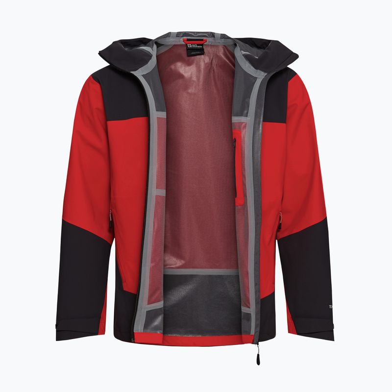 Куртка дощовик чоловіча Jack Wolfskin Rockpaw 3L siren red 9