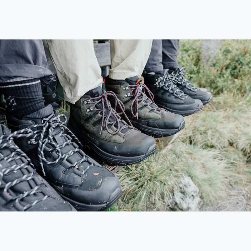 Черевики туристичні чоловічі Jack Wolfskin Apex Hike Texapore Mid obsidian moss 9