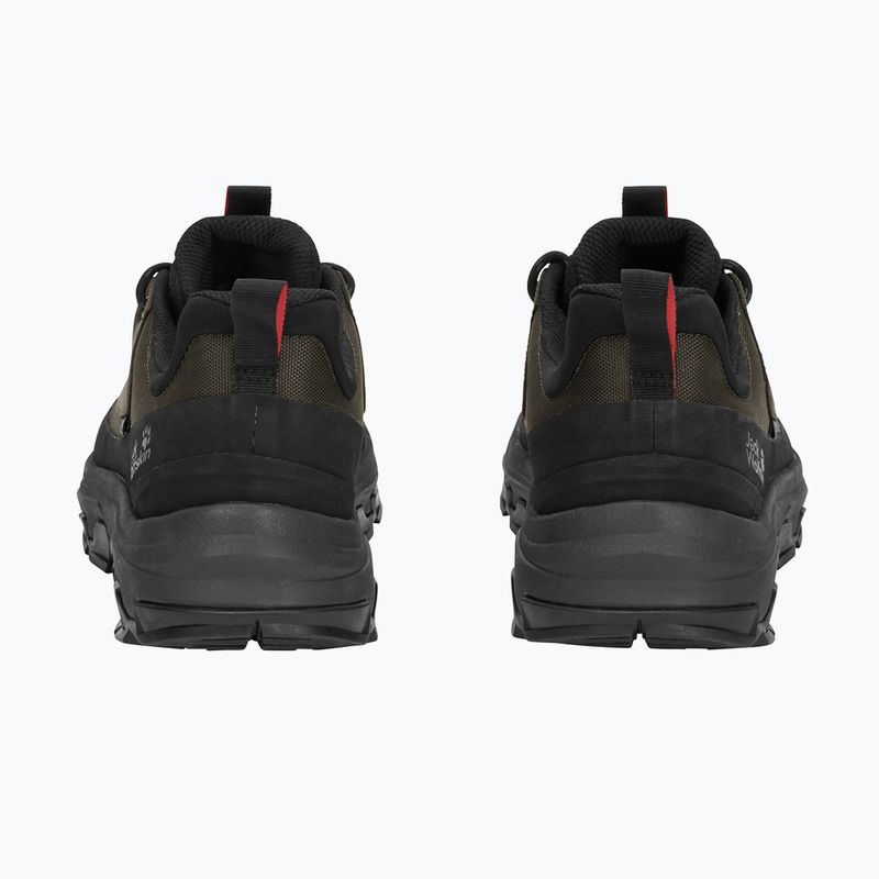 Взуття трекінгове чоловіче Jack Wolfskin Apex Hike Texapore Low obsidian moss 3