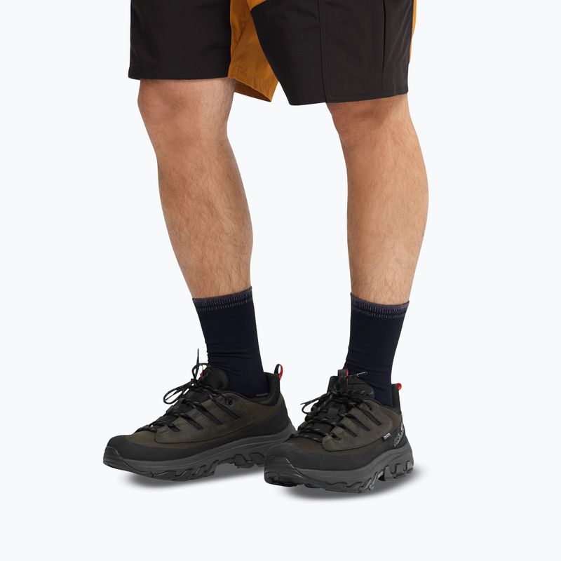 Взуття трекінгове чоловіче Jack Wolfskin Apex Hike Texapore Low obsidian moss 8