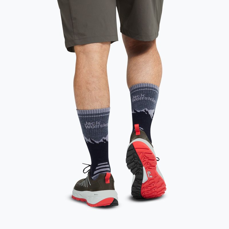 Кросівки туристичні чоловічі Jack Wolfskin Wild Hike Low obsidian moss 6