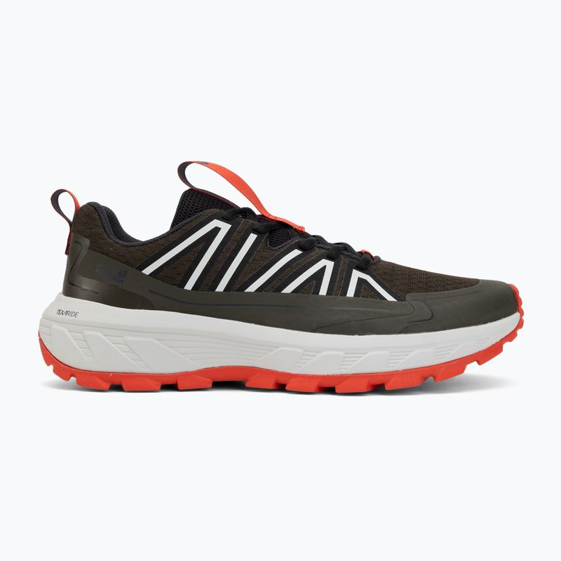 Кросівки туристичні чоловічі Jack Wolfskin Wild Hike Low obsidian moss 2