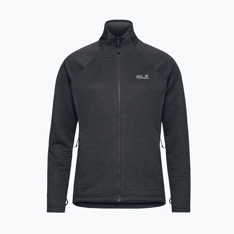 Кофта флісова жіноча Jack Wolfskin Anytrail Full Zip phantom 7