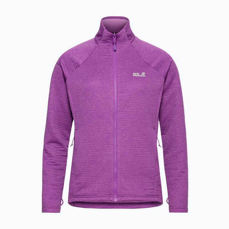 Кофта флісова жіноча Jack Wolfskin Anytrail Full Zip freesia 7