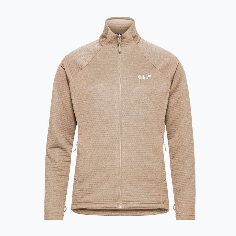 Кофта флісова жіноча Jack Wolfskin Anytrail Full Zip oat 7