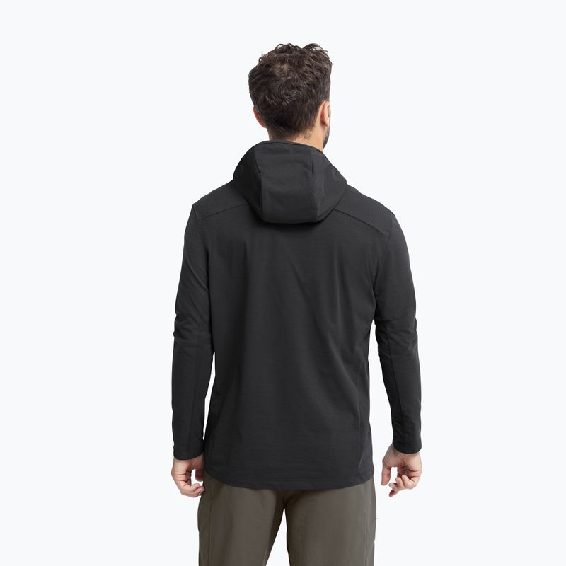 Кофта трекінгова чоловіча  Jack Wolfskin Sucol Hoody black 3