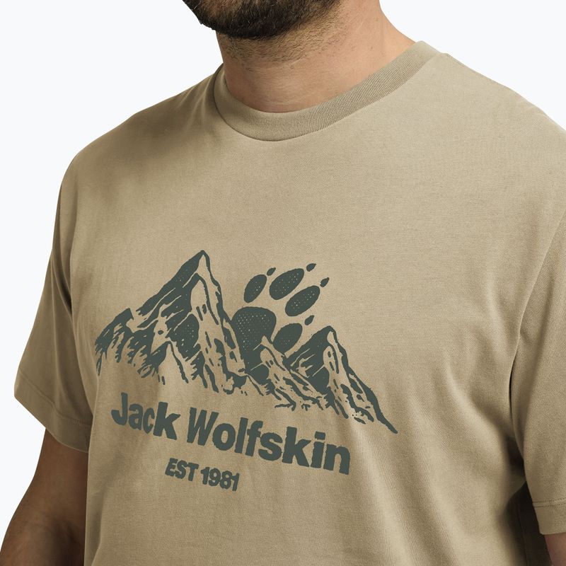Футболка чоловіча Jack Wolfskin Carefree hazel wood 4