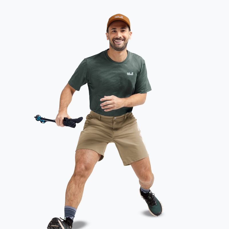 Шорти трекінгові чоловічі Jack Wolfskin Pico hazel wood 7